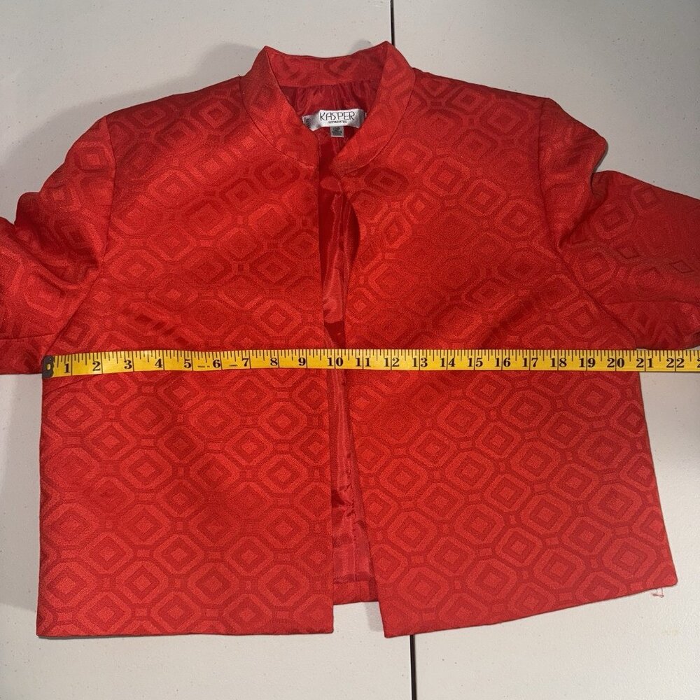 Kasper Separates Women 12P Blazer Office Wear Career Business Corporate Cropped - Picture 5 of 8